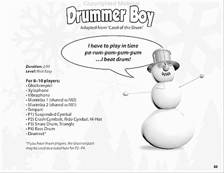 Season's Beatings Percussion Ensemble scores gallery preview page 49