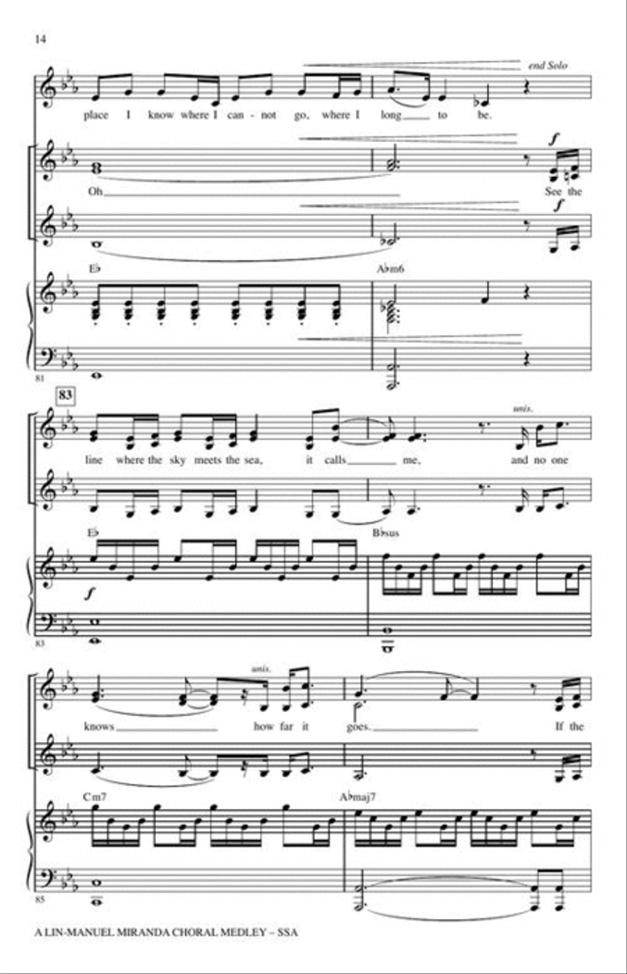 <br>Sheet music extract