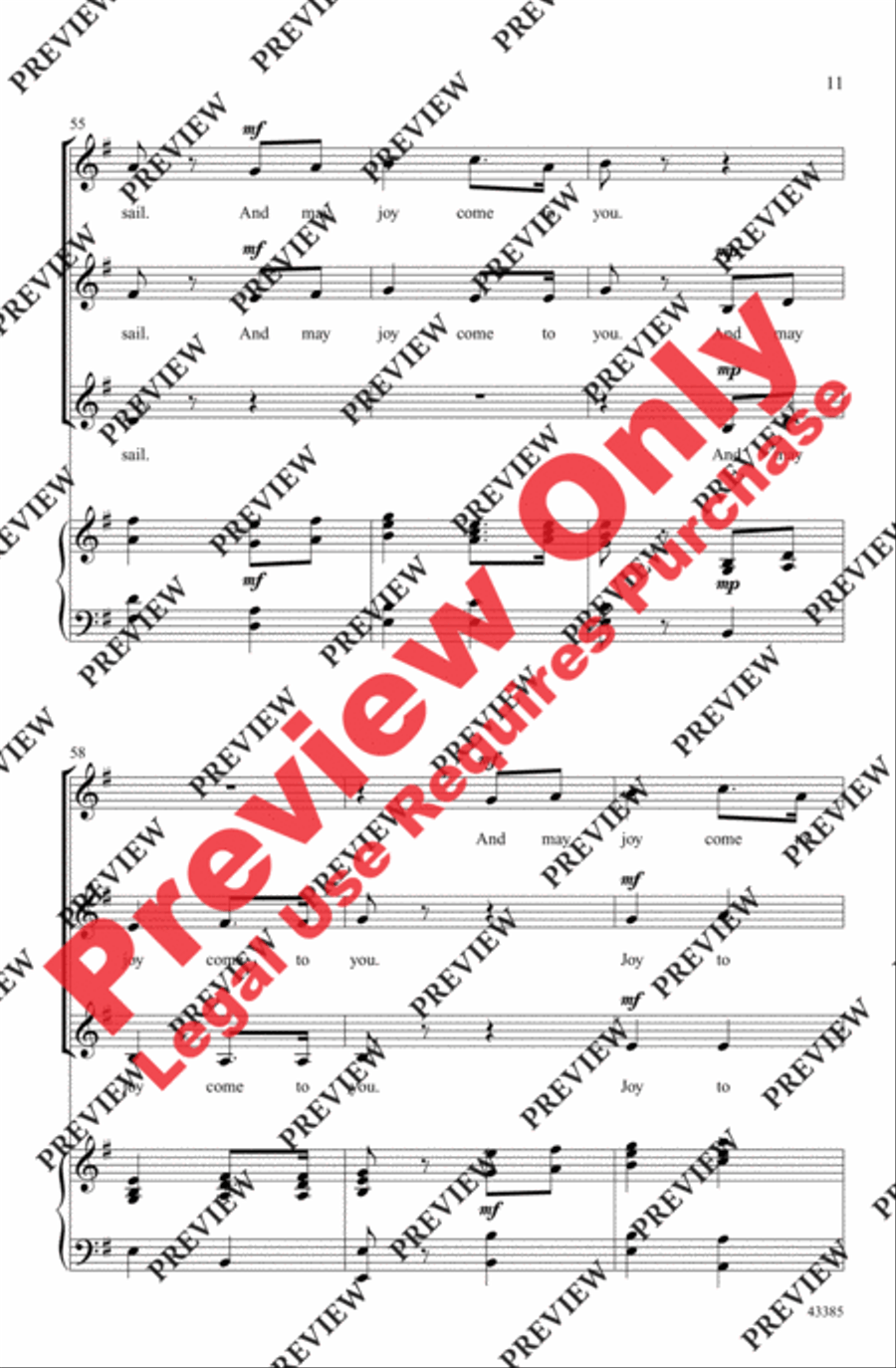 A Jolly Wassail A Jolly Wassail Women's Choir scores gallery preview page 11