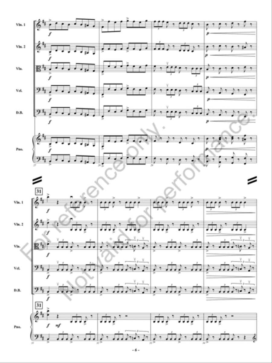 Firestorm String Orchestra scores gallery preview page 7