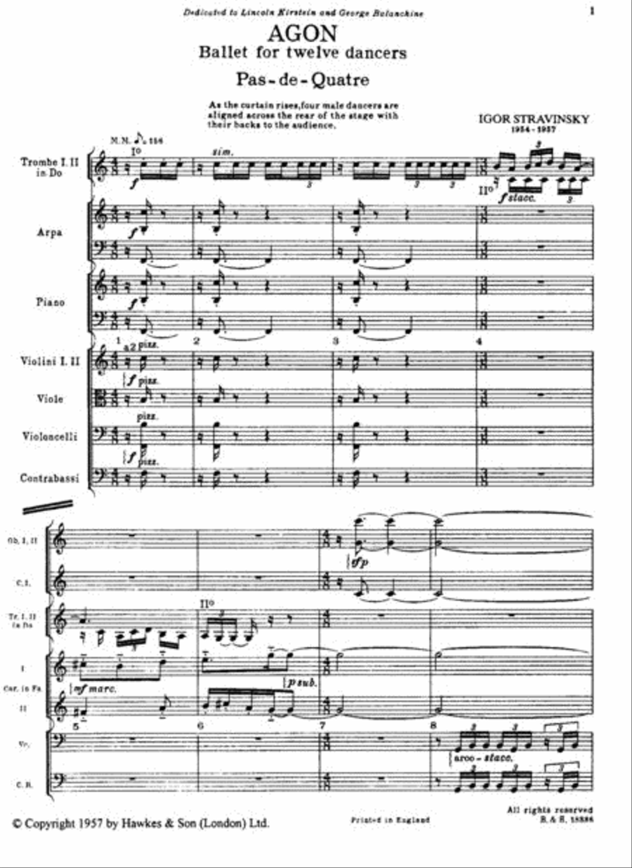 Agon Orchestra scores gallery preview page 2