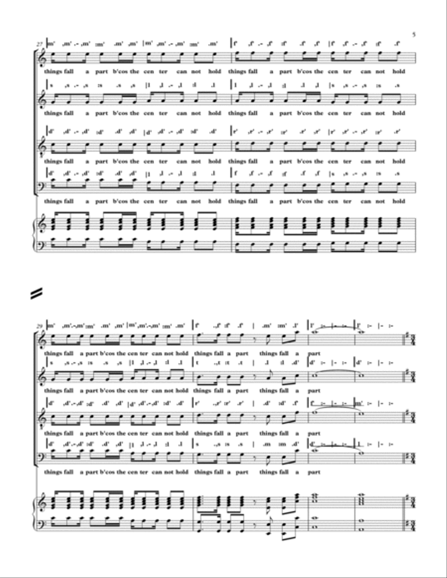 My Igbo Folk Songs My Igbo Folk Songs A Cappella scores gallery preview page 5