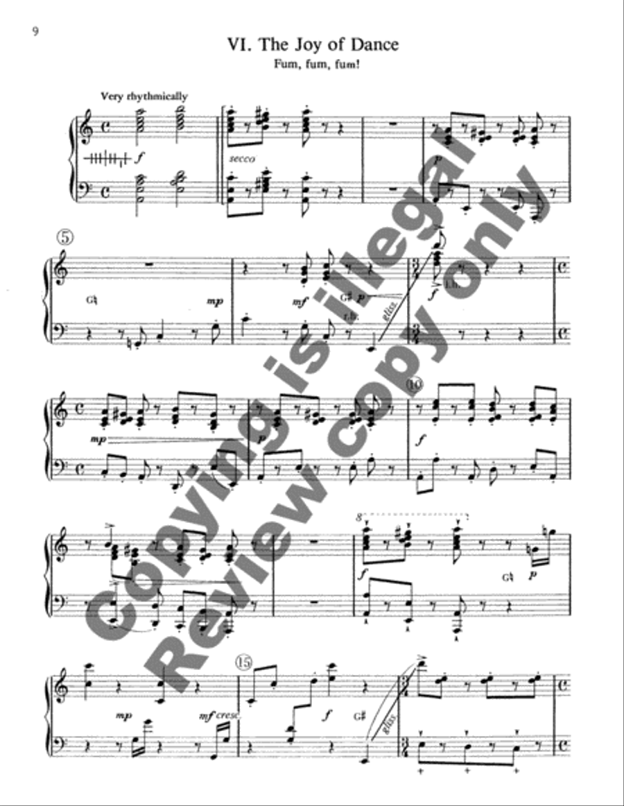 The Seven Joys of Christmas (Harp Part) Choir scores gallery preview page 14