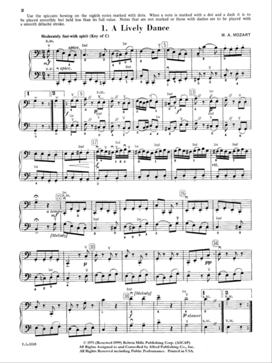Beautiful Music for Two String Instruments, Book 4 Chamber Orchestra scores gallery preview page 3