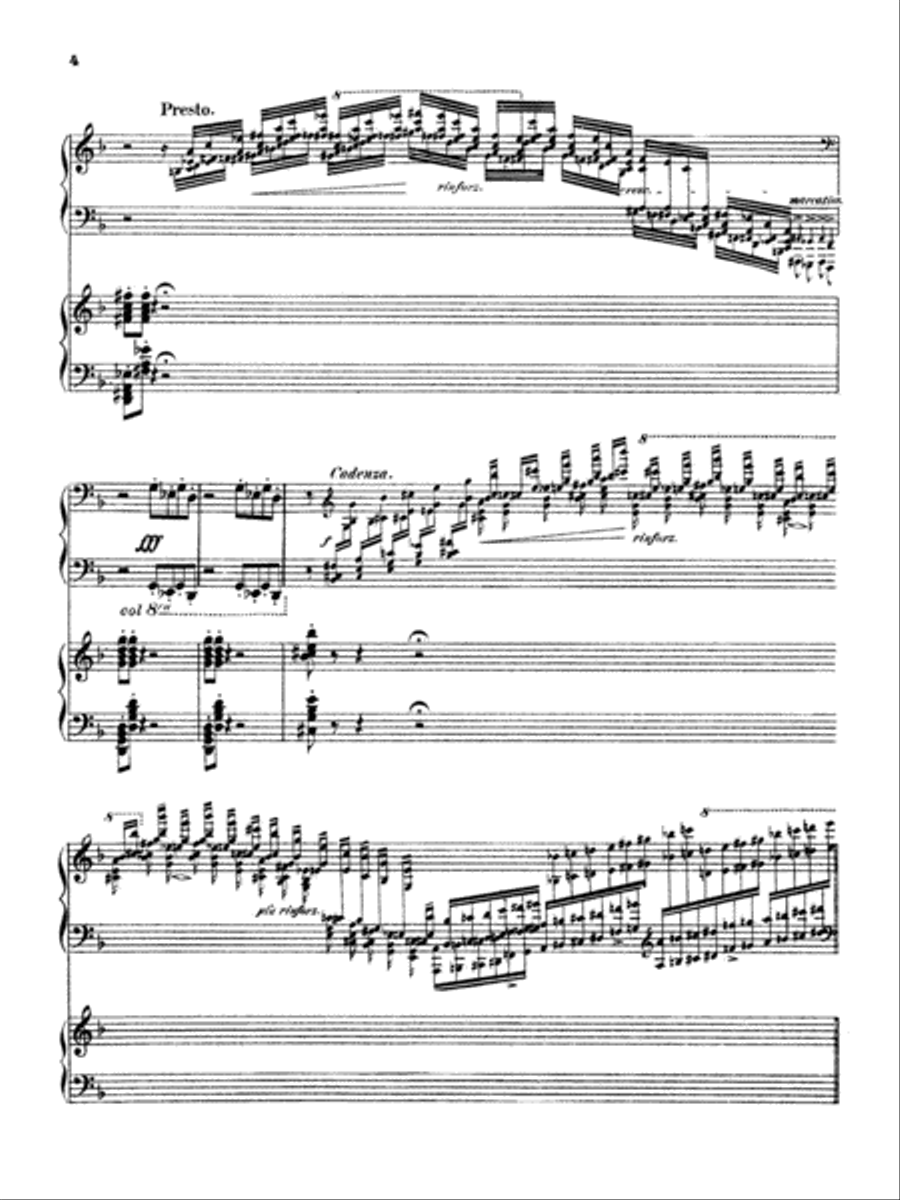 Liszt: Totentanz (Danse Macabre) Piano Duet scores gallery preview page 4