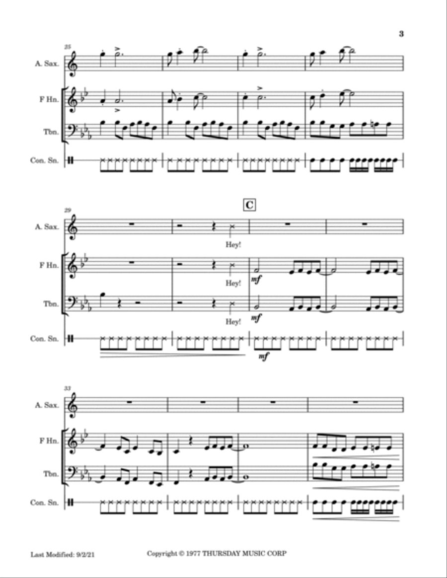 Land Of A Thousand Dances Small Ensemble scores gallery preview page 4