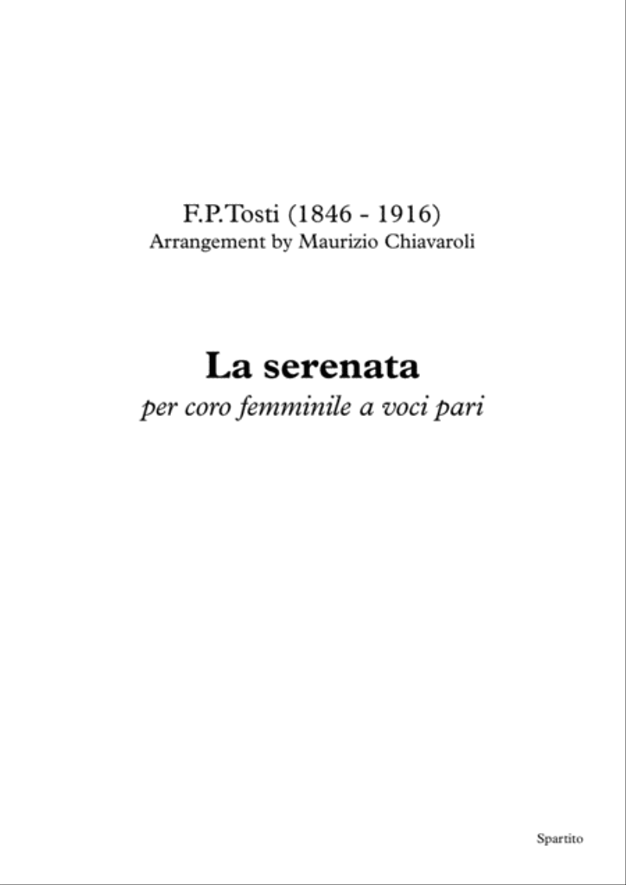 La serenata SSA scores gallery preview page 1