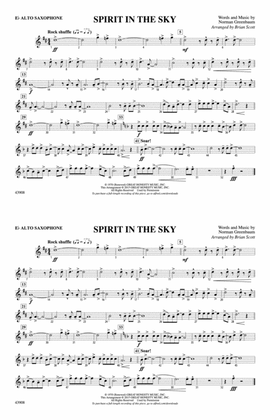 Book cover for Spirit in the Sky (from Guardians of the Galaxy): E-flat Alto Saxophone
