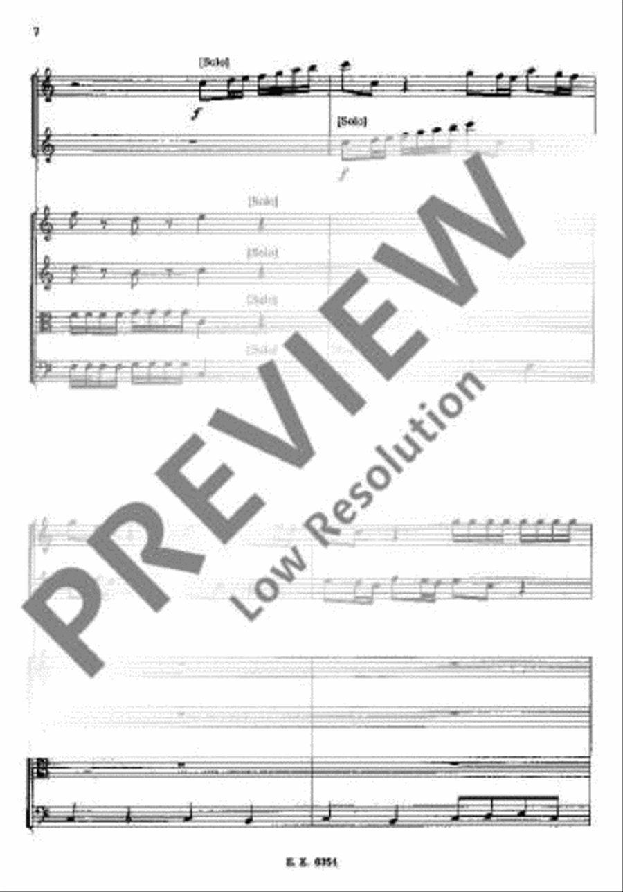 Concerto C major Trumpet Duet scores gallery preview page 11