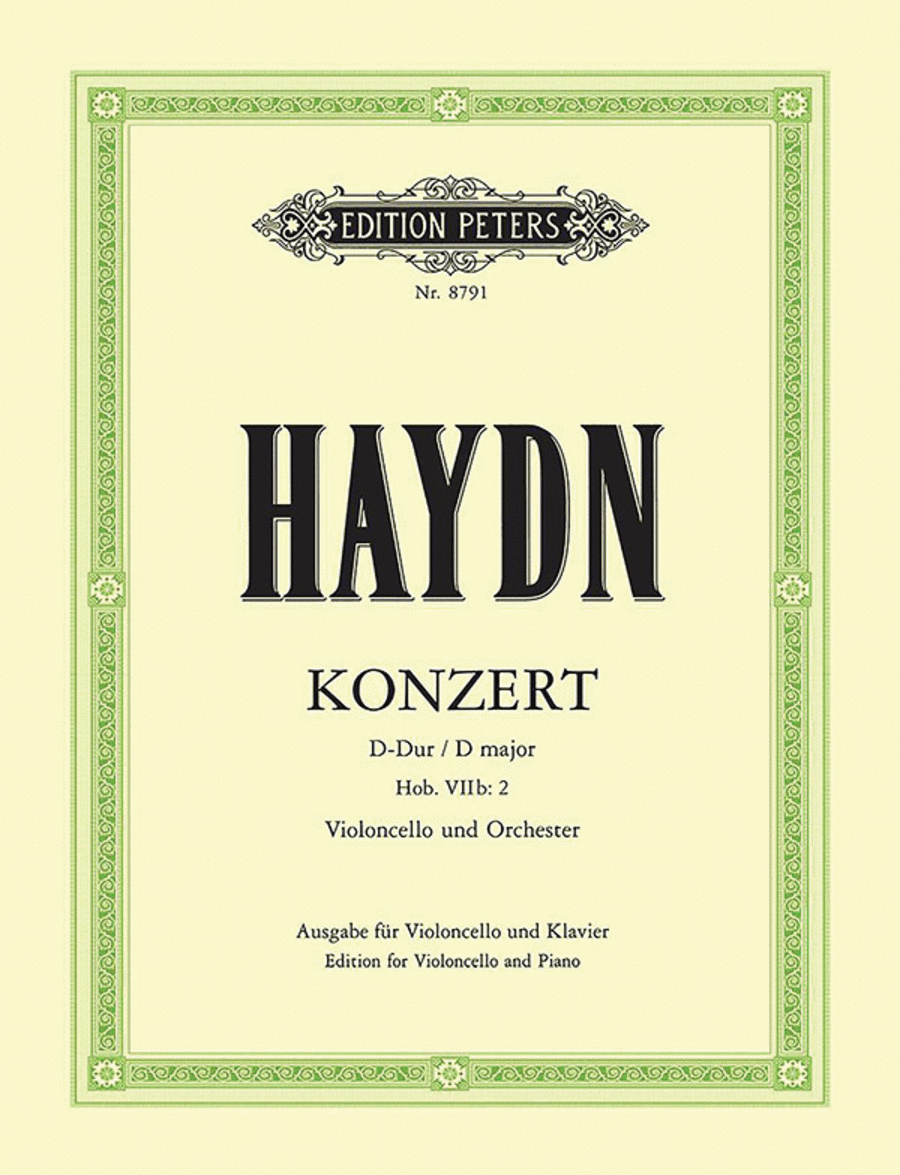 Cello Concerto in D major, Hob. VIIb: No. 2 Cello Solo scores gallery preview page 1