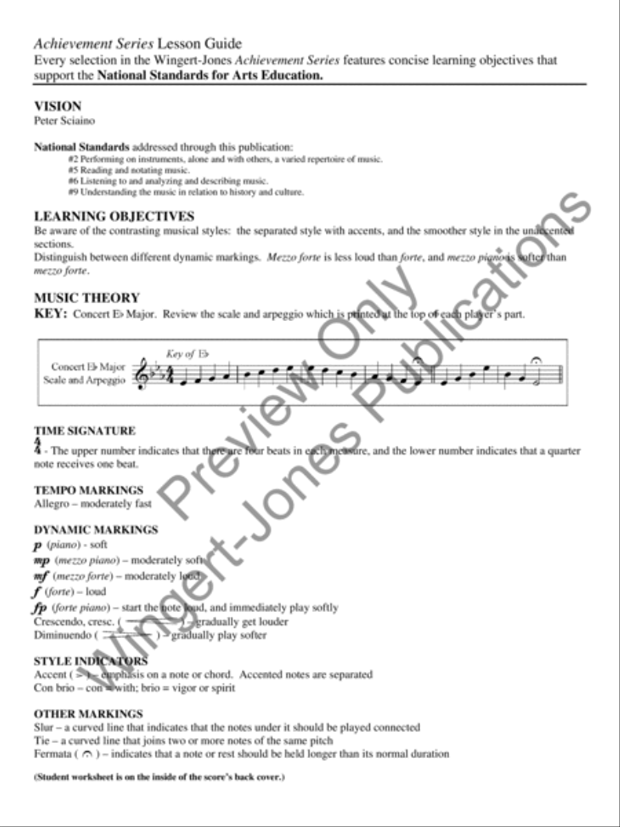 Vision Concert Band scores gallery preview page 4