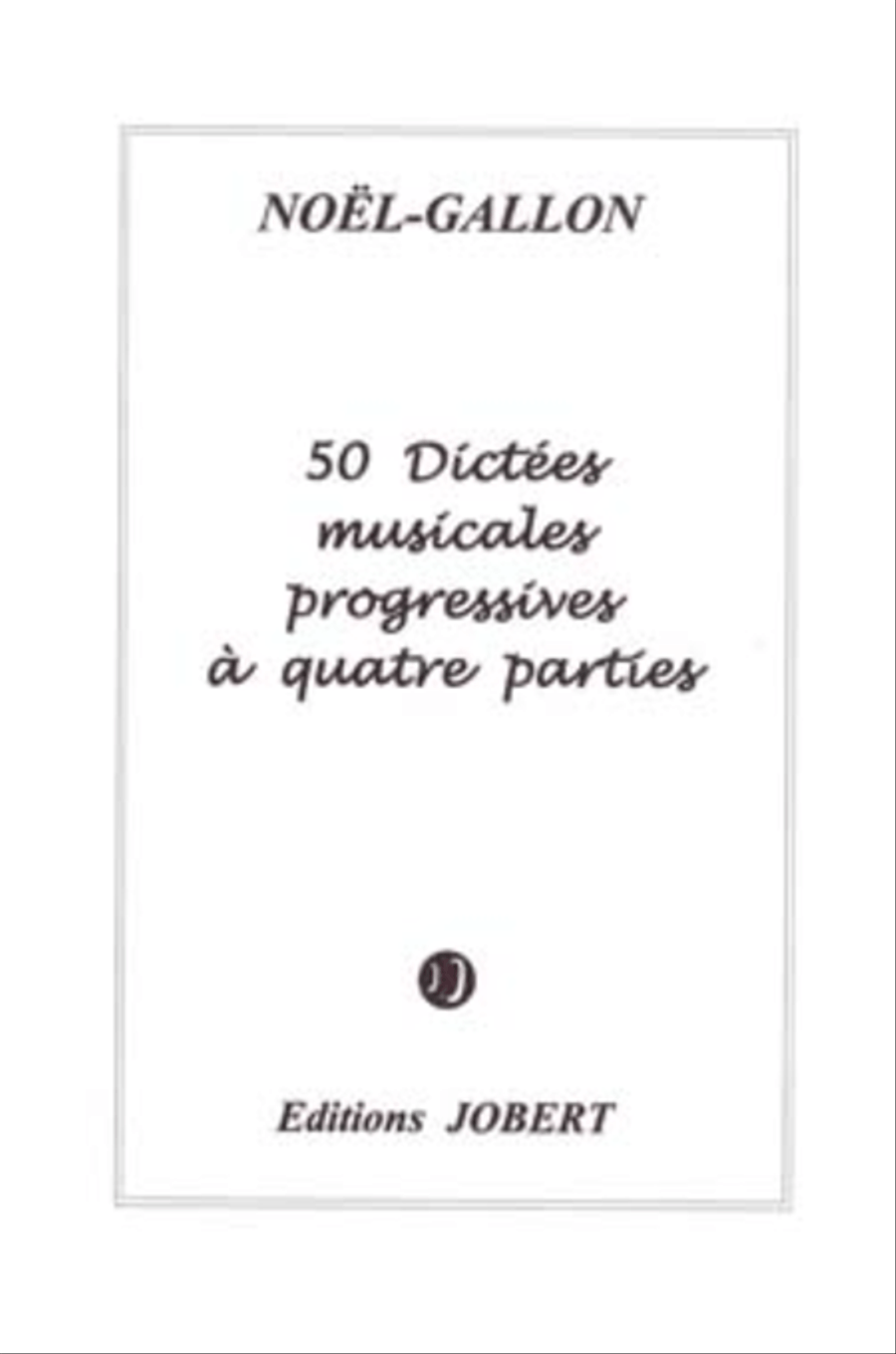 Dictées progressives à 4 parties (50) 4-Part scores gallery preview page 1