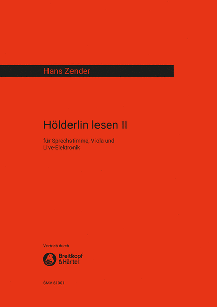 Holderlin Lesen II