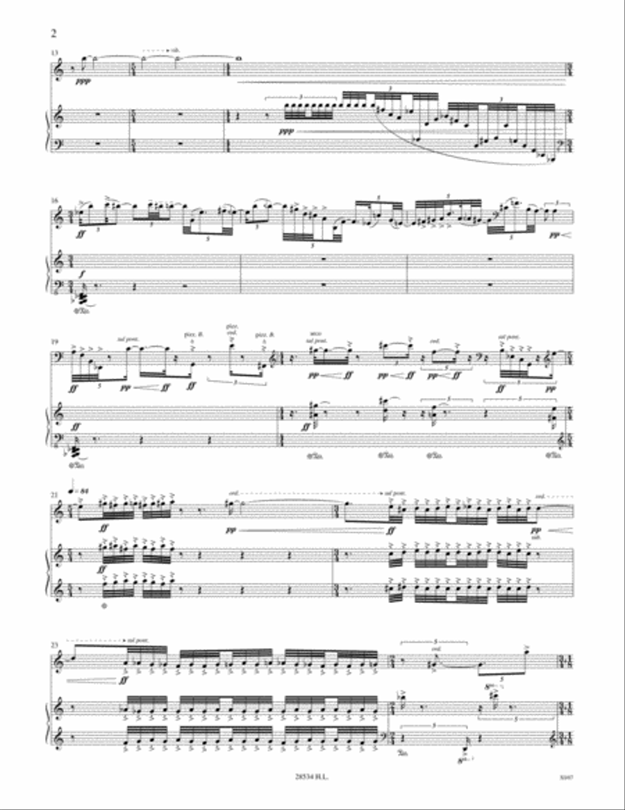 Pieces Pour Paul Klee (5) Piano Accompaniment scores gallery preview page 3