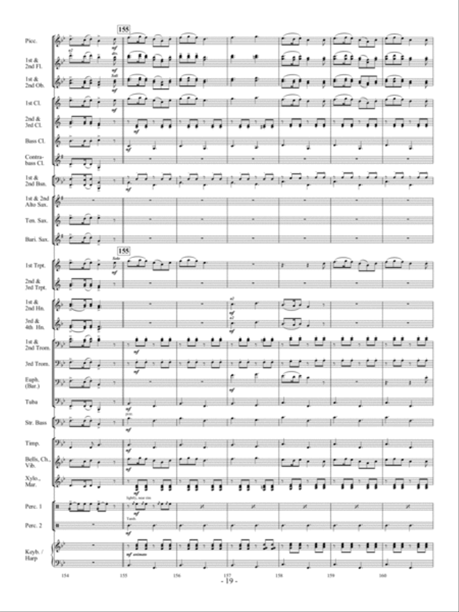 Sea Song Fantasy Sea Song Fantasy Concert Band scores gallery preview page 18