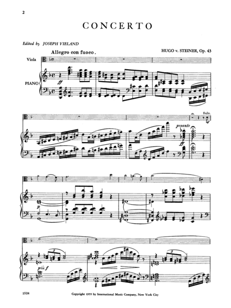 Concerto In D Minor, Opus 43