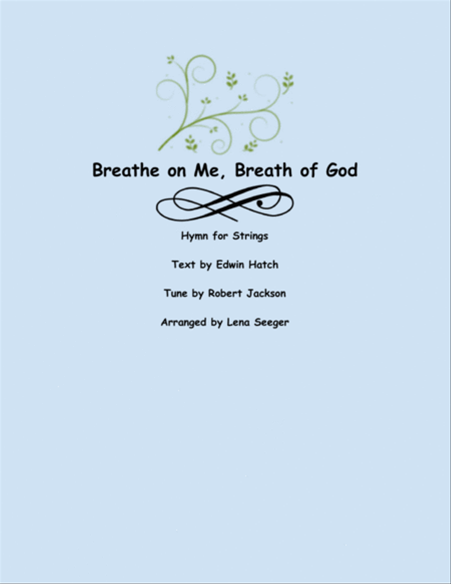 Breathe on Me, Breath of God String Quartet scores gallery preview page 1