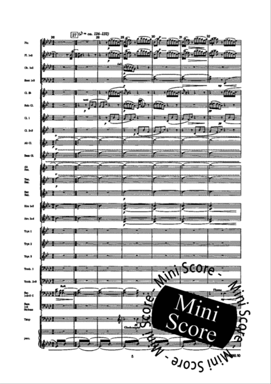 Wald Sinfonie Concert Band scores gallery preview page 13