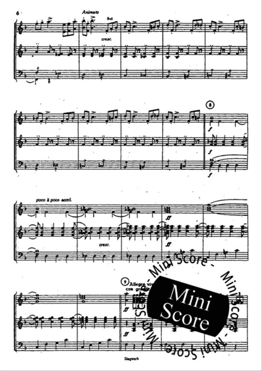 Zampa Fanfare Band scores gallery preview page 11
