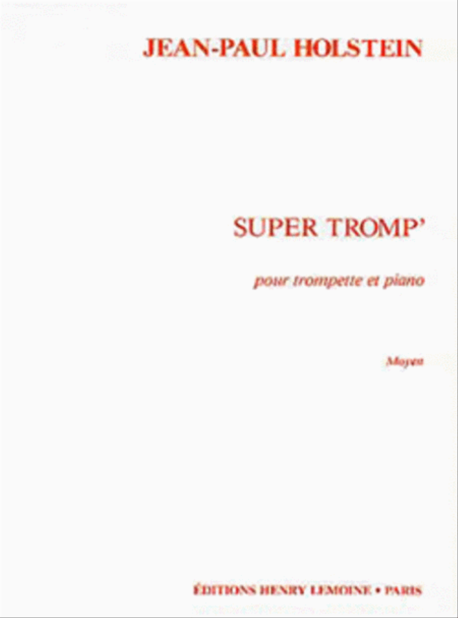 Super Tromp' Trumpet Solo scores gallery preview page 1
