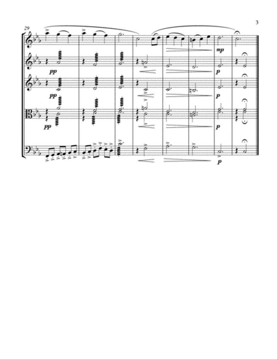 Kubota Kubota String Quartet scores gallery preview page 3