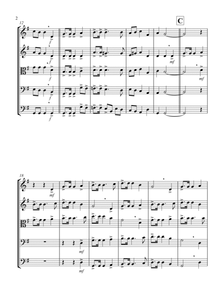 O Christmas Tree (G) (String Quintet - 2 Violins, 1 Viola, 2 Cellos)