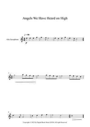 Book cover for Angels We Have Heard on High (Alto Sax)
