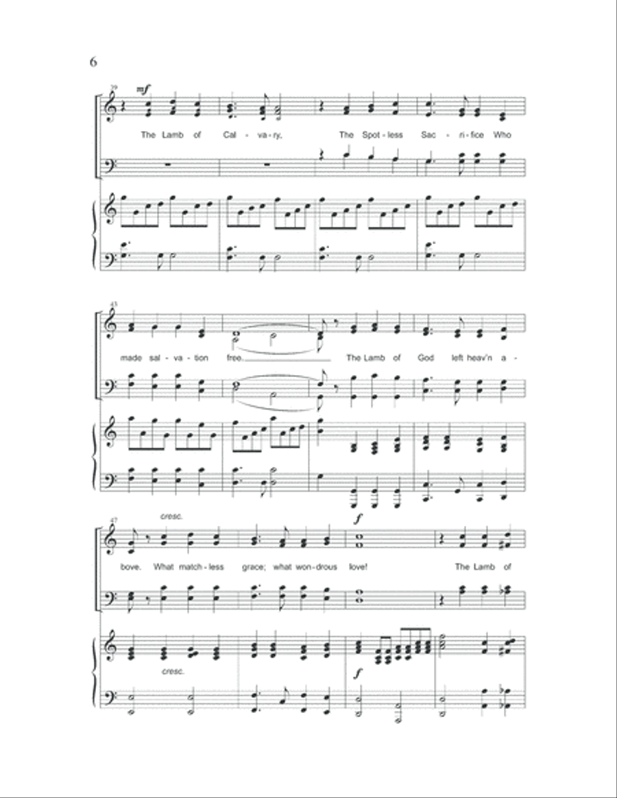 The Lamb Of Bethlehem - Christmas Cantata 4-Part scores gallery preview page 6