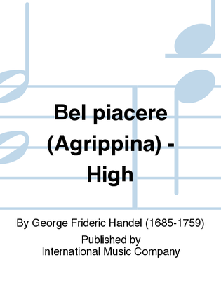 Book cover for Bel Piacere (Agrippina) - High
