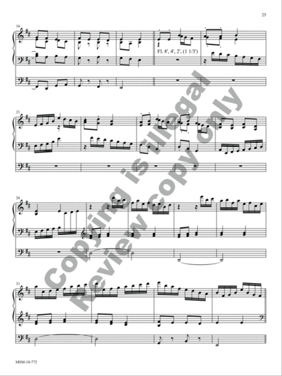 Praise, My Soul: Three Joyful Hymn Arrangements Organ scores gallery preview page 11