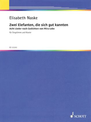 Book cover for Zwei Elefanten, Die Sich Gut Kannten
