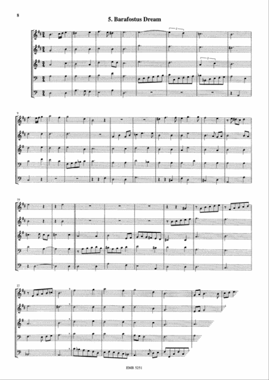 An Elizabethan Suite An Elizabethan Suite Brass Quintet scores gallery preview page 7