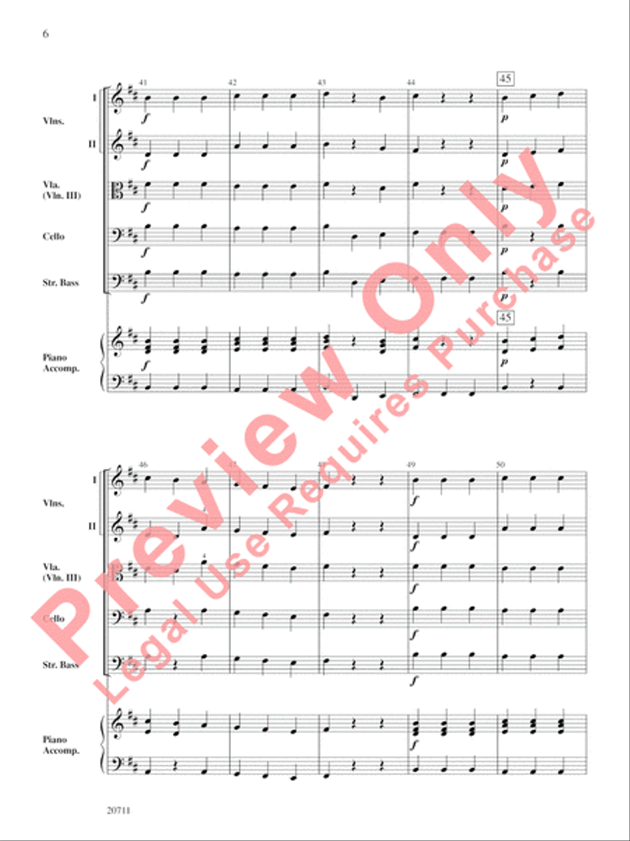 Scaling Mount Pizzicato String Orchestra scores gallery preview page 7