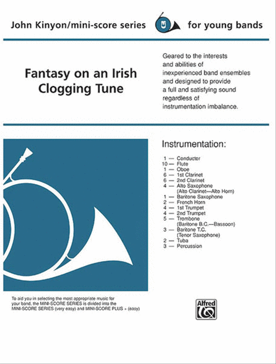 Fantasy on an Irish Clogging Tune Concert Band scores gallery preview page 1