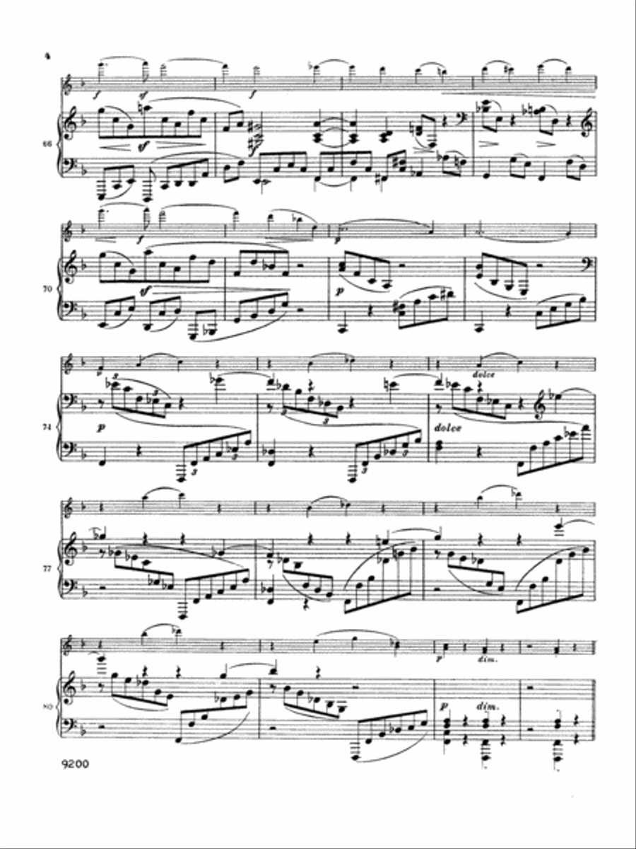 Brahms: Sonata in D Minor, Op. 108 Piano scores gallery preview page 6