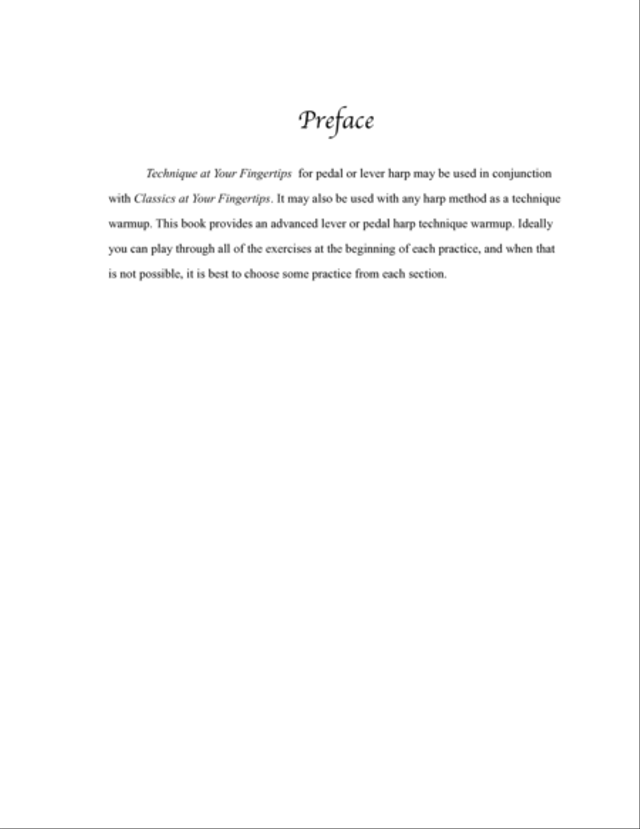 Technique at Your Fingertips for Harp Book 5 Harp scores gallery preview page 4