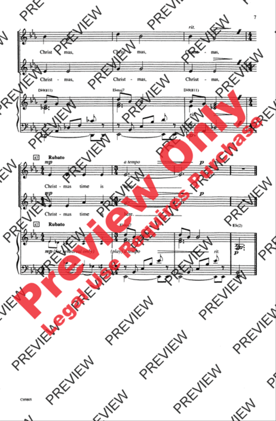 Christmas Time Is Here 2-Part scores gallery preview page 7