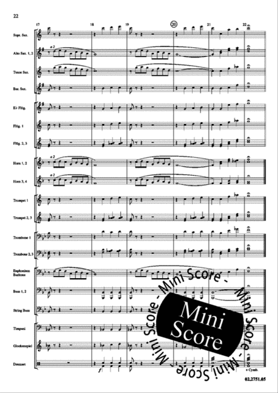Five Little Chorals Five Little Chorals Fanfare Band scores gallery preview page 26