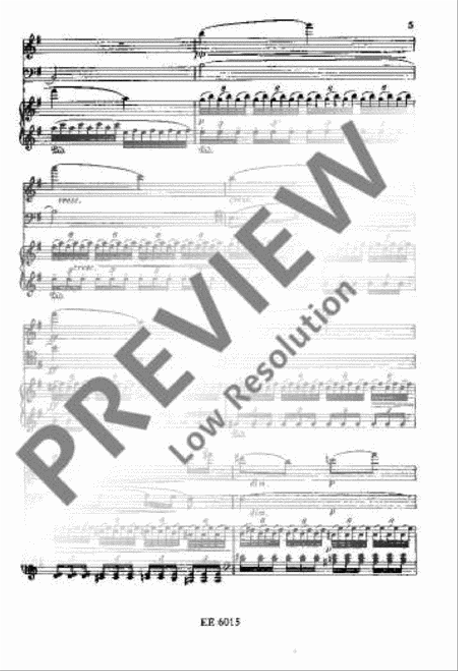 Piano Trio E minor Piano Trio scores gallery preview page 10