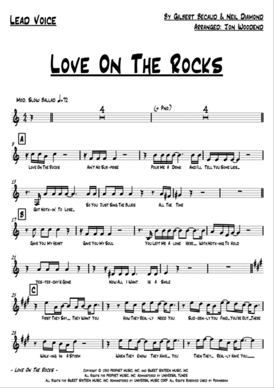 Love On The Rocks Large Ensemble scores gallery preview page 2