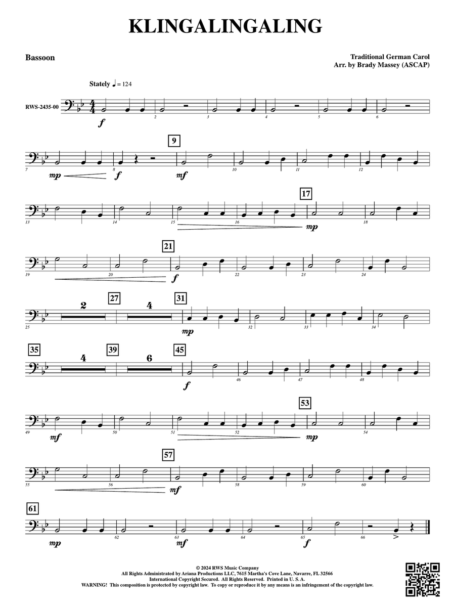 Klingalingaling: Bassoon Bassoon scores gallery preview page 1