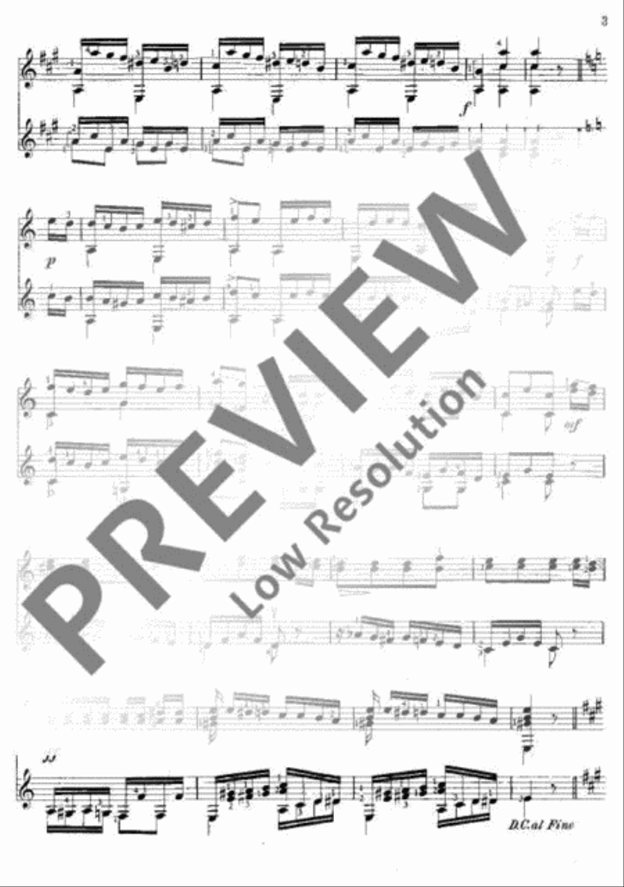 Easy Progressive Pieces Classical Guitar scores gallery preview page 4