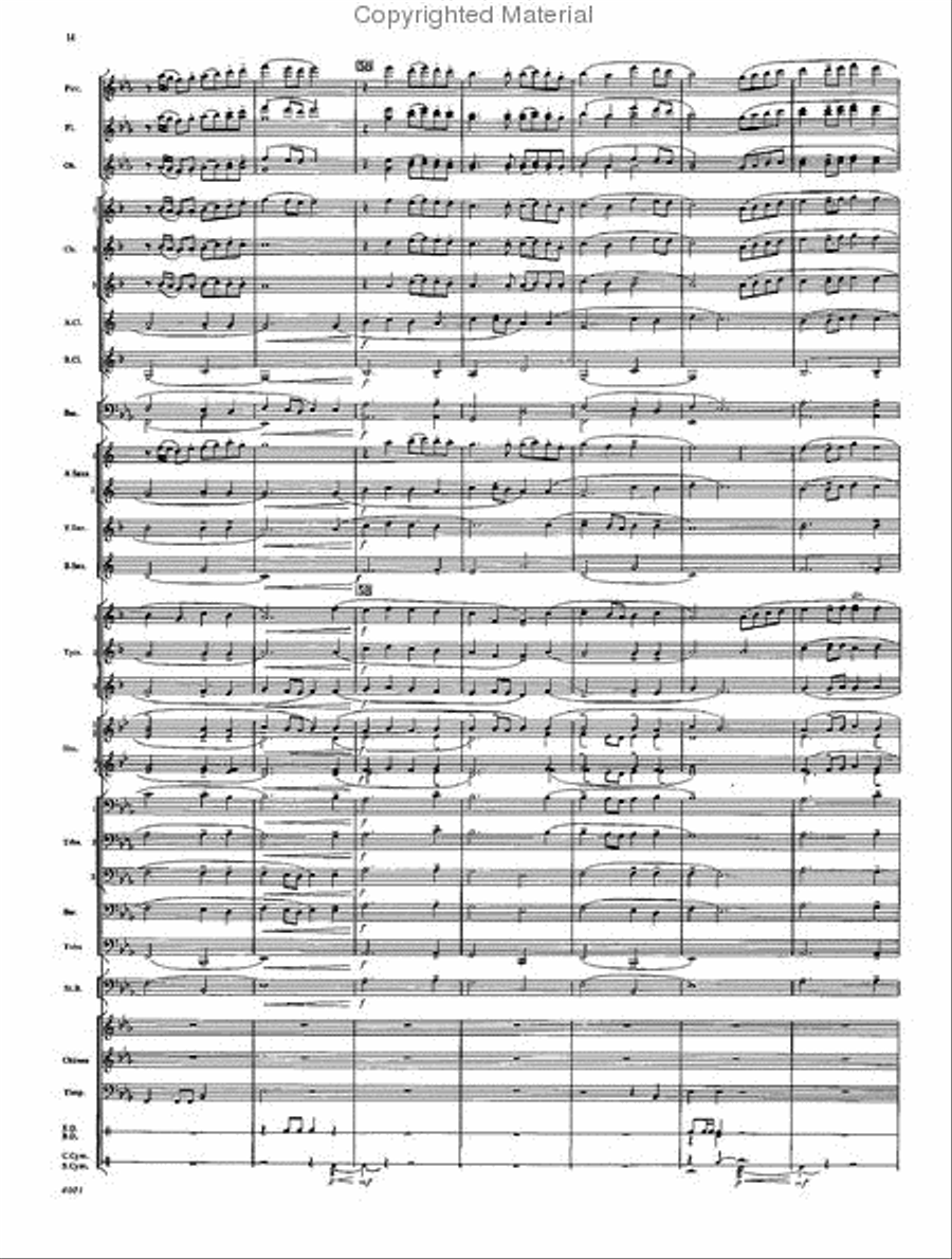 The Light Eternal Concert Band scores gallery preview page 10