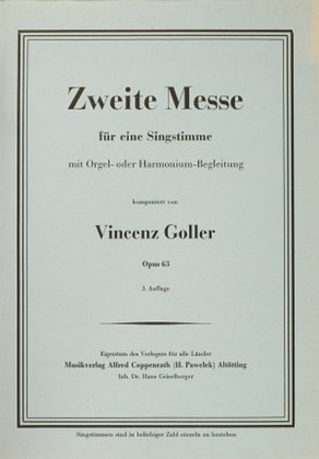 Book cover for Zweite Messe