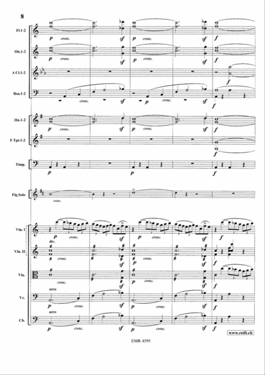 Concerto in A minor Orchestra scores gallery preview page 10