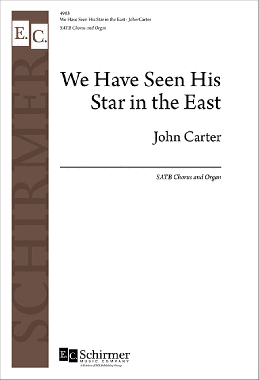 We Have Seen His Star in the East 4-Part scores gallery preview page 1