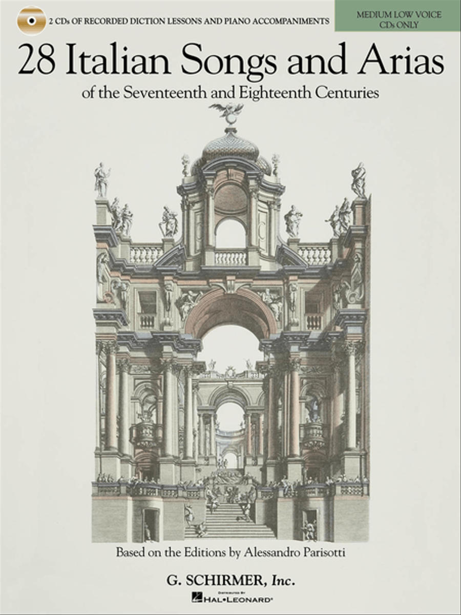 28 Italian Songs & Arias of the 17th and 18th Centuries – Medium Low Voice Medium Voice scores gallery preview page 1