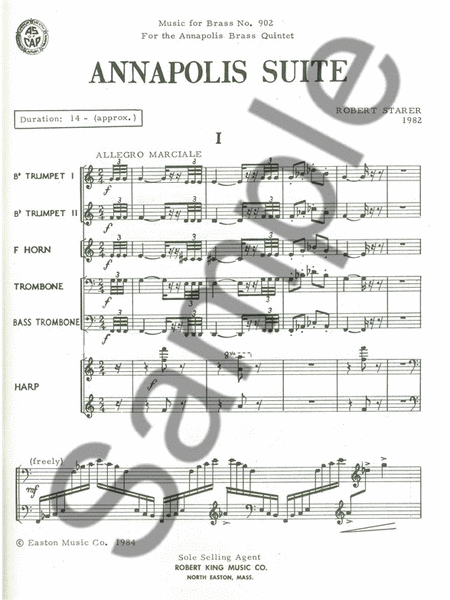 Annapolis Suite (sextet-mixed)