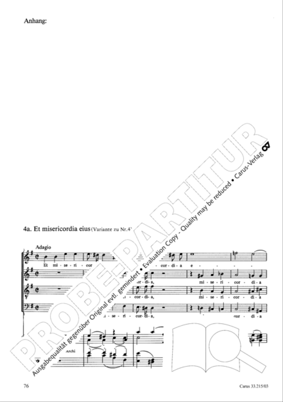 Magnificat Magnificat 4-Part scores gallery preview page 77