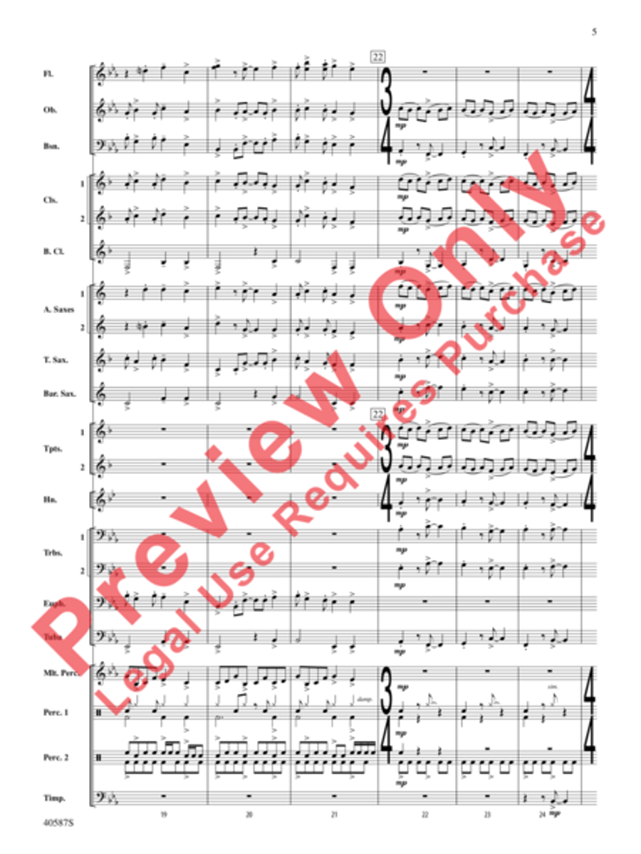 Rondo Picoso Concert Band scores gallery preview page 30